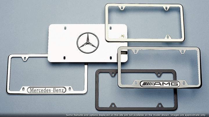Mercedes Benz 10 ML platesframes