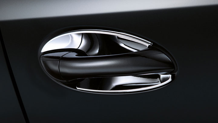 Chrome door handle inserts mercedes #1