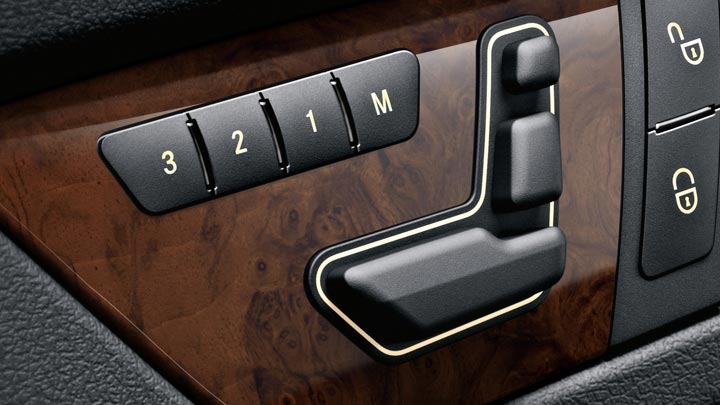 3-position memory for front passenger seat