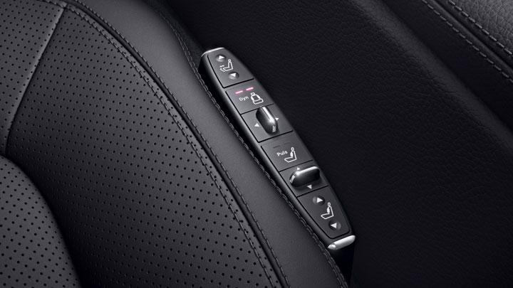 Active multicontour driver seat