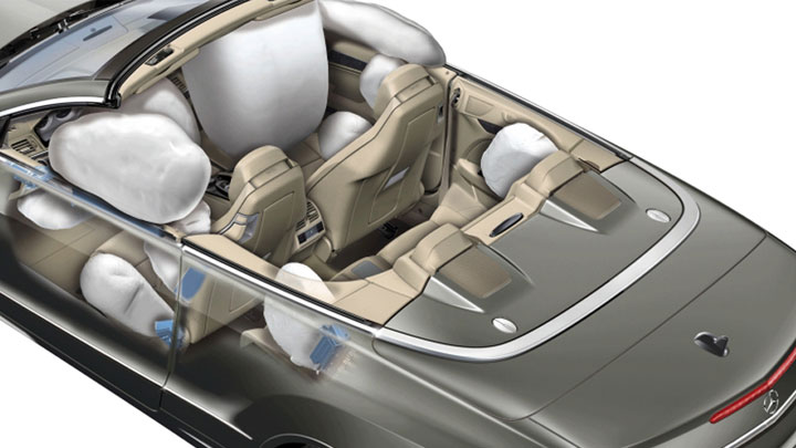 Rear side-impact air bags