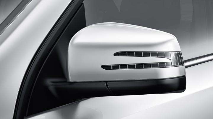 Power-folding side mirrors
