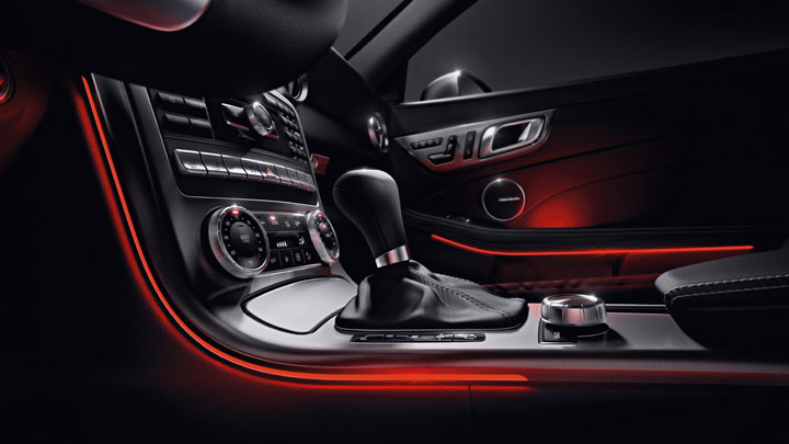 Direct ambient lighting in Solar Red