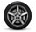 19-inch AMG 5-spoke alloy wheels