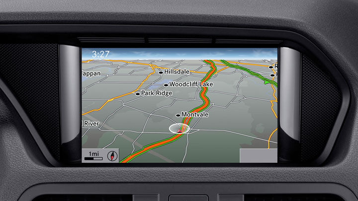 Hard-drive-based navigation with 10GB Music Register