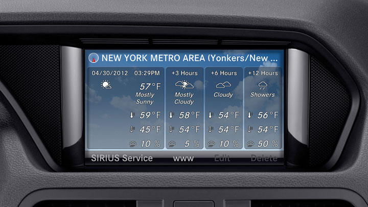 SiriusXM Radio, Traffic and Weather with 6-month trial