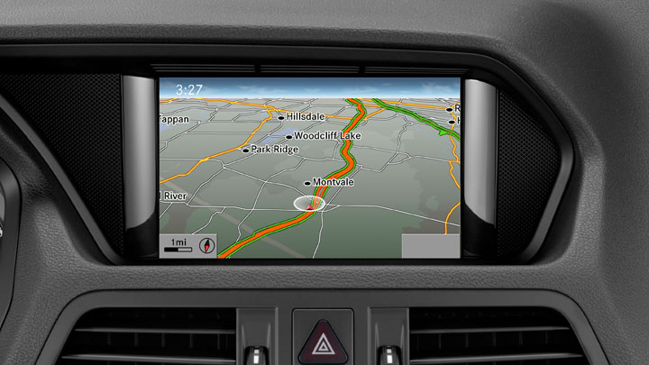 Hard-drive-based navigation with 10GB Music Register