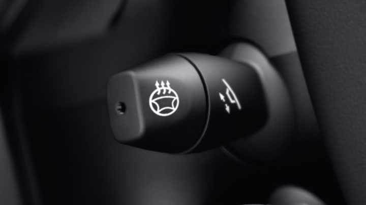 Heated steering wheel