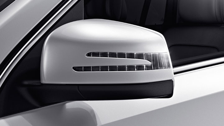 Power-folding side mirrors