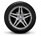 21-inch AMG twin 5-spoke wheels