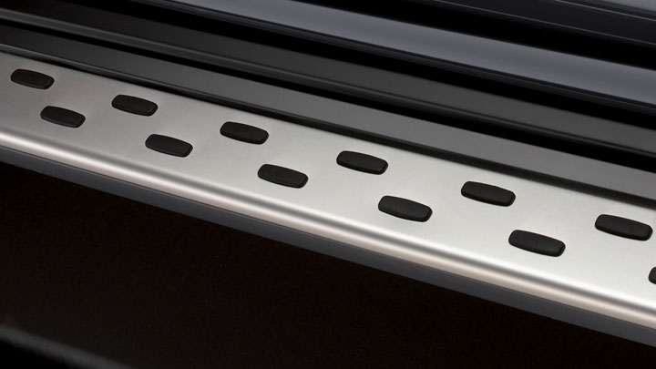 Brushed Aluminum Running Boards