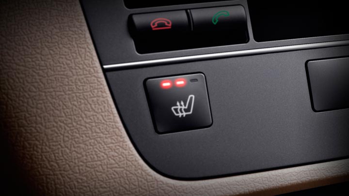 Heated front seats
