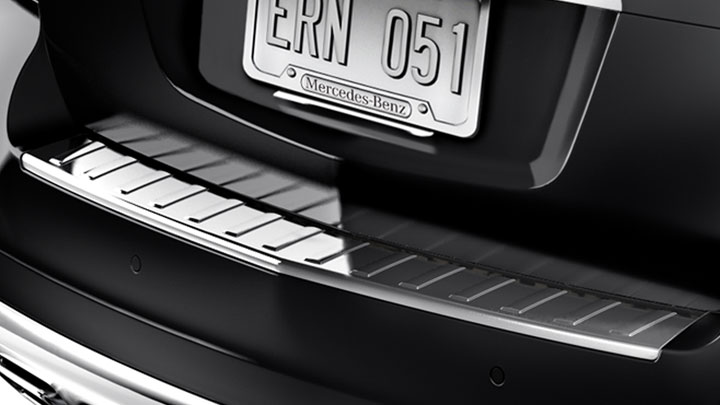 Chrome strip for rear tailgate
