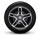 20-inch AMG twin 5-spoke wheels