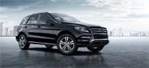Mercedes Benz 2013 M Class ML350 SUV Background btn