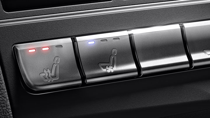 Heated and Active Ventilated front seats