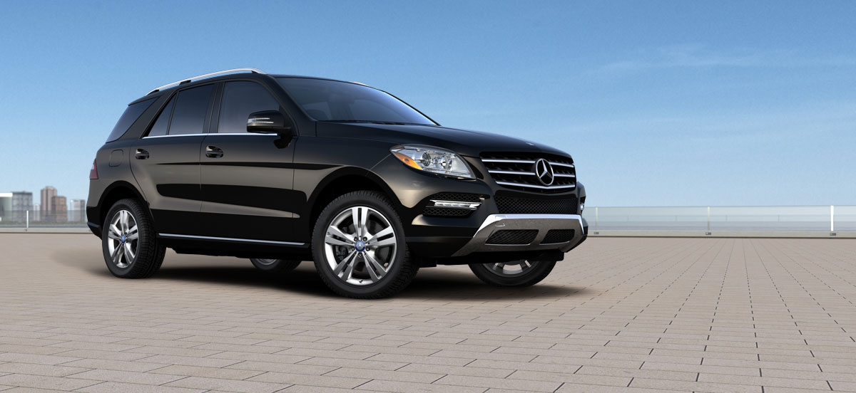 Mercedes Benz 2014 M CLASS ML350 SUV BACKGROUND 01