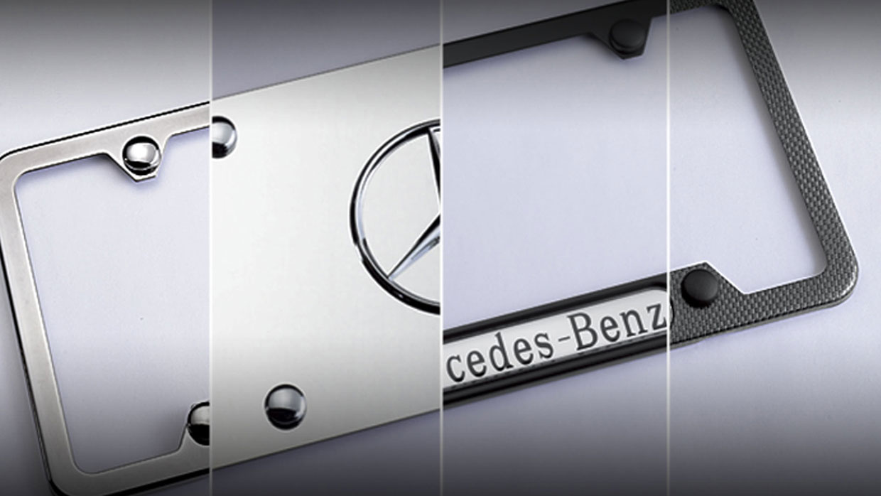Official mercedes benz license plate frame #7
