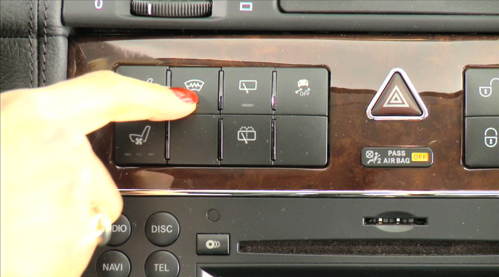 mercedes climate control manual switch