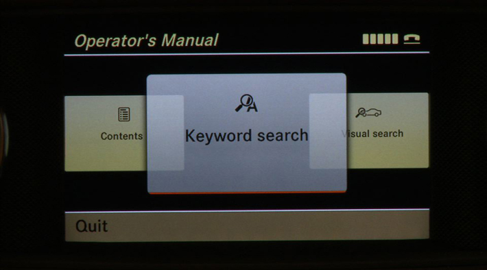Mercedes Benz MY12 SL OwnersManual KeywordSearch