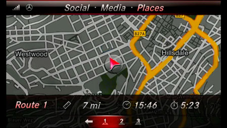 Mercedes Benz Features Places