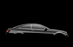 Mercedes Benz 2012 C Class Coupe Profile Over