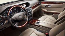 2011 E-Class wood steering wheel