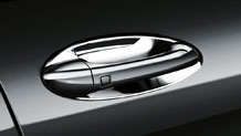 Chrome door handle inserts