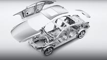 2012 Mercedes-Benz CLS550 body structure