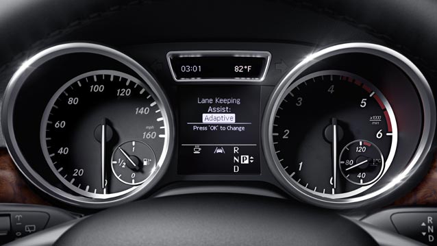 ML350 BlueTEC instruments