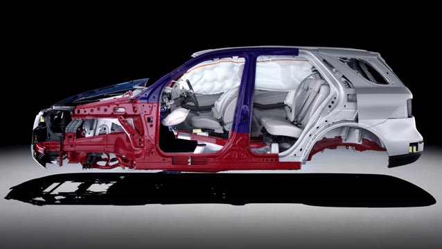 M-Class uni-body structure