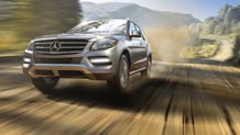 ML350 4MATIC in Palladium Silver
