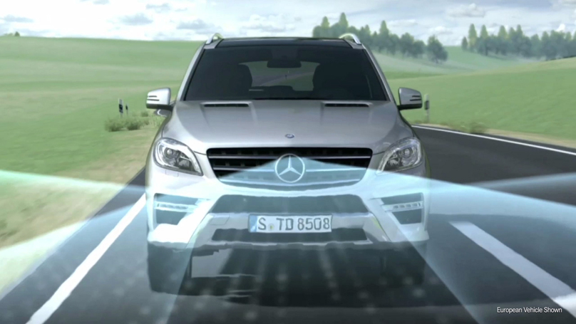 Optional M-Class PRE-SAFE Brake