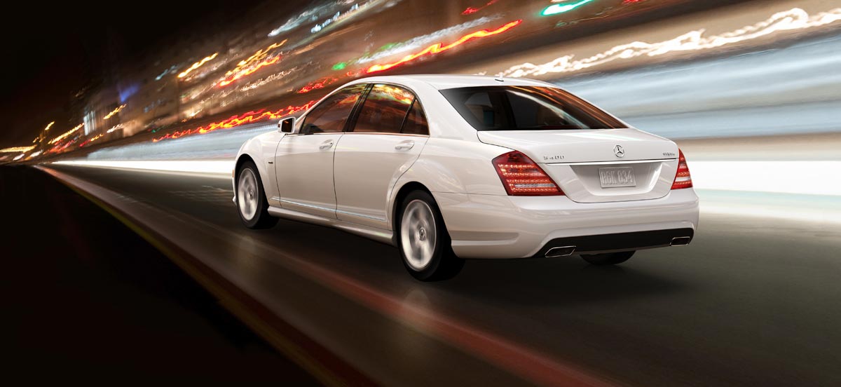 Mercedes-Benz S400 HYBRID in Diamond White