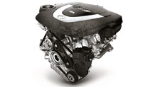 SL550 V-8 engine
