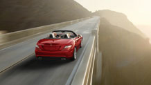 Mars Red SLK350 top-down