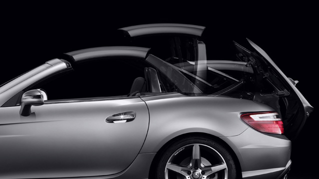 Quicker-retracting power hardtop