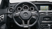 in Black with Aluminum trim and optional COMAND system