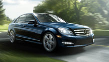 C250 Sport Sedan in Lunar Blue