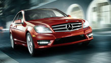 C250 Sport Sedan in Mars Red