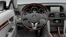 Cabriolet in Ash/Dark Grey leather and Burl Walnut wood