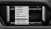 COMAND system with optional hard-drive navigation