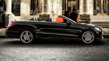 Cabriolet in Black with 18-inch AMG wheels