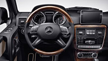 with Burl Walnut wood/leather steering wheel