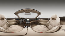 SL550 in Beige/Brown Premium leather