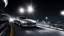 in designo Alanite Grey with Matte Black/Polished AMG 10-spoke forged-alloy wheels