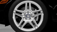 18-inch AMG twin 5-spoke alloy wheels