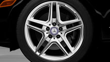18-inch AMG twin 5-spoke light-alloy wheels