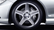 20-inch AMG 5-spoke wheels