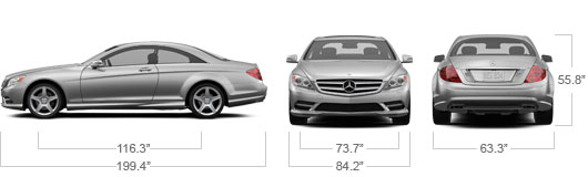 Mercedes Benz 2012 CL550 Specs